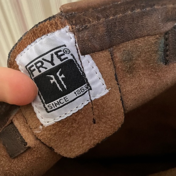 Frye Boots Calf-Length Real Leather with Adjustable Buckles - Picture 8 of 9